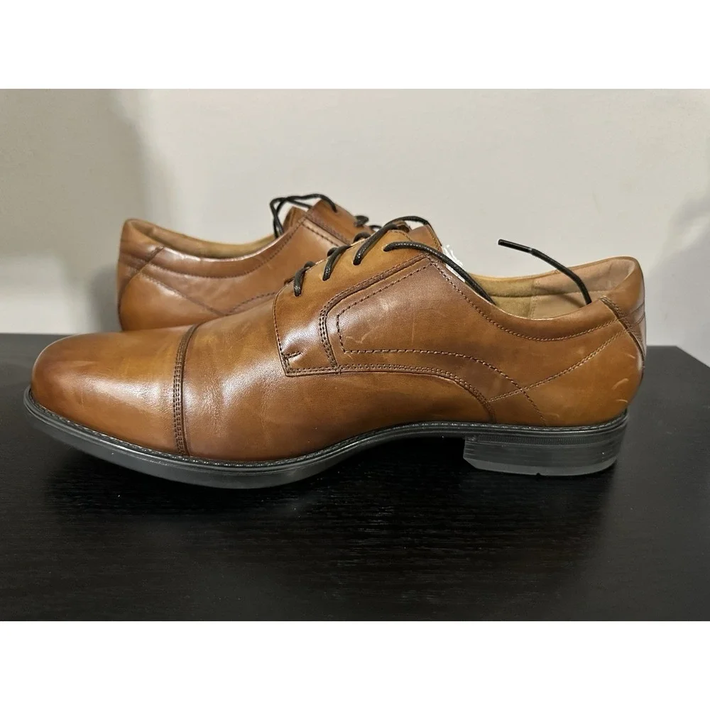 Mens Florsheim Midtown Cap Toe Oxford - Cognac Leather, Size 12 D‎ US 12138 221